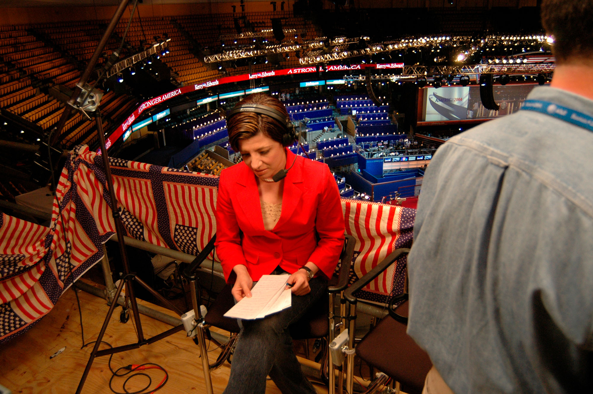 Mahtab Farid at the 2004 Democratic National Convention (DNC) in Boston